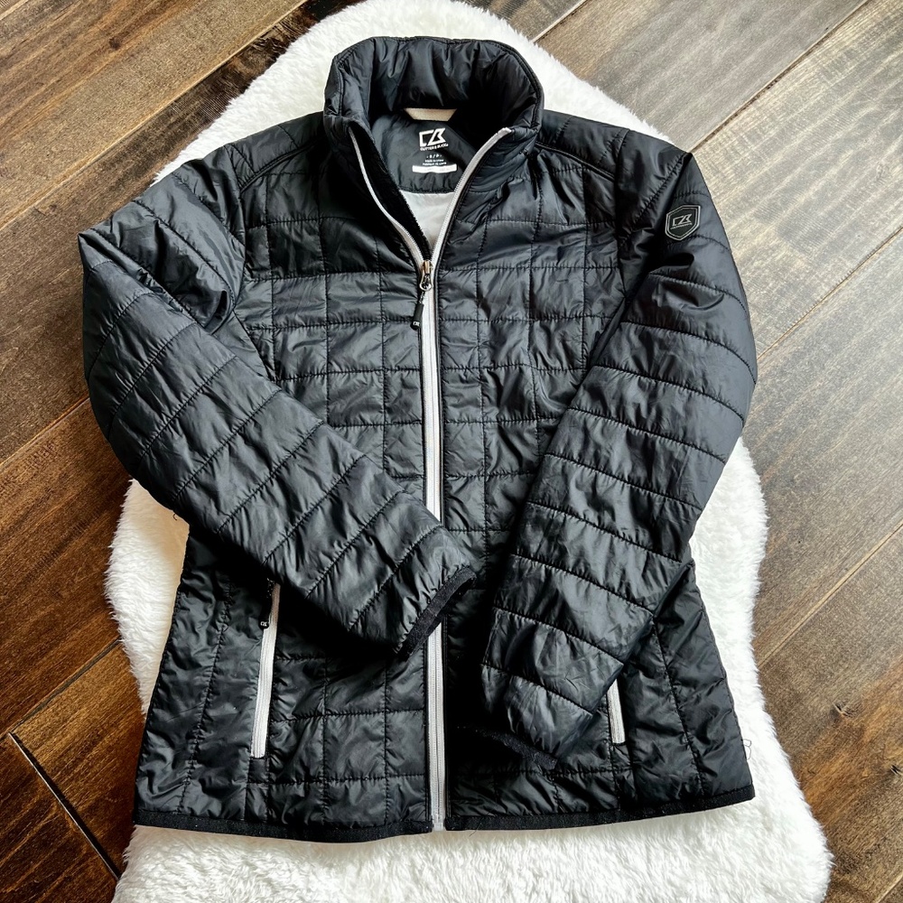 Cutter & Buck New Relic Black Puffer Jacket Size Small